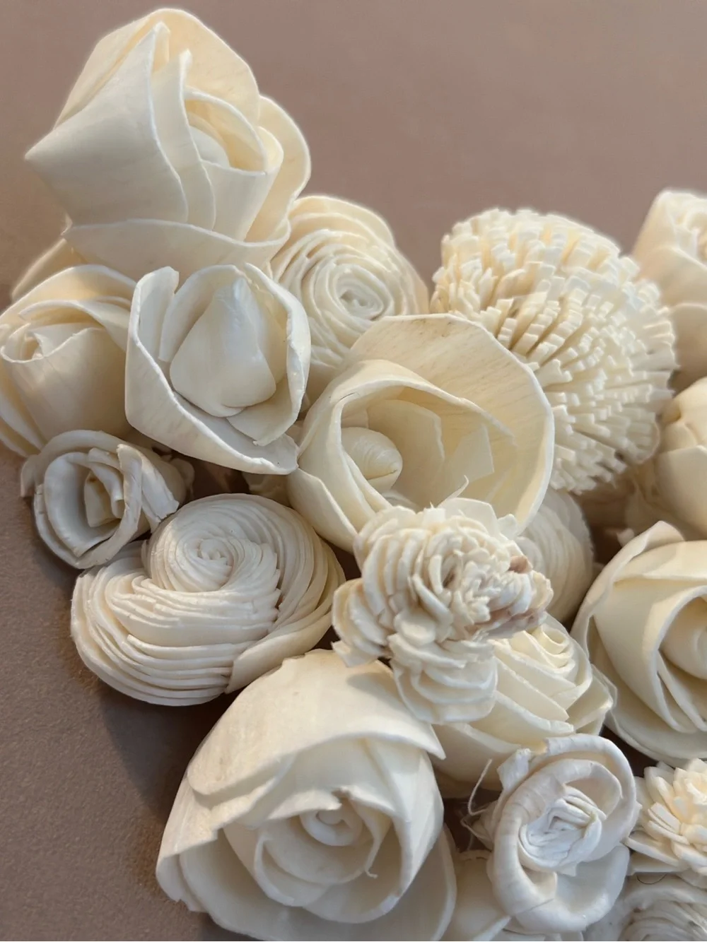 MINI Sola Wood Flowers - Small - Set of 28 - boho hippie Decor wedding party
